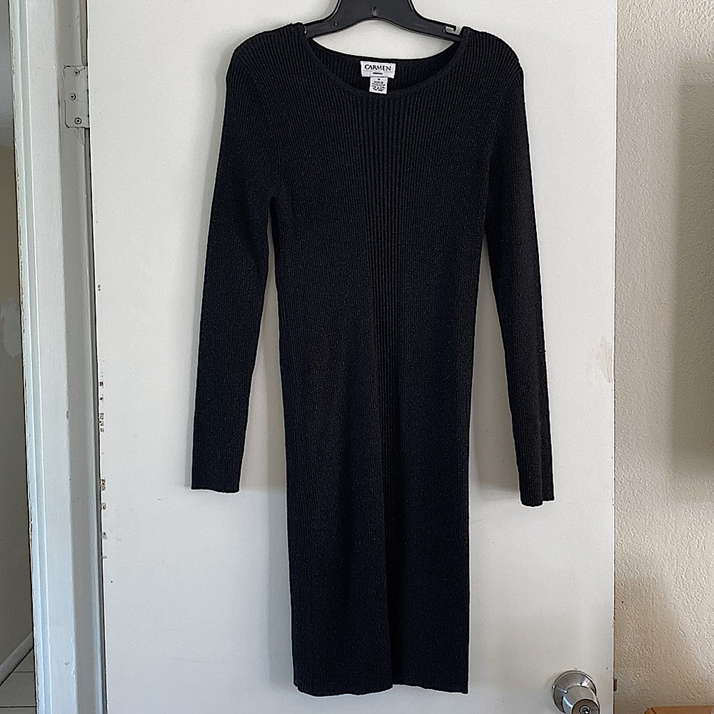 Black classic tight dress